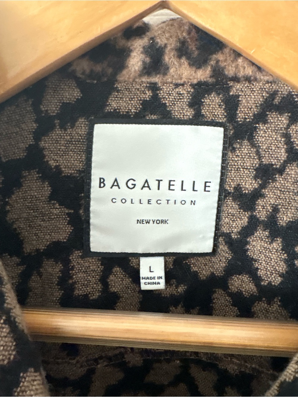 Bagatelle New York Collection fuzzy soft jacket Size L - Picture 3 of 6